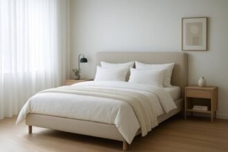 Polsterbetten-Designs, die Eleganz und Komfort vereinen