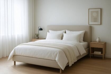 Polsterbetten-Designs, die Eleganz und Komfort vereinen