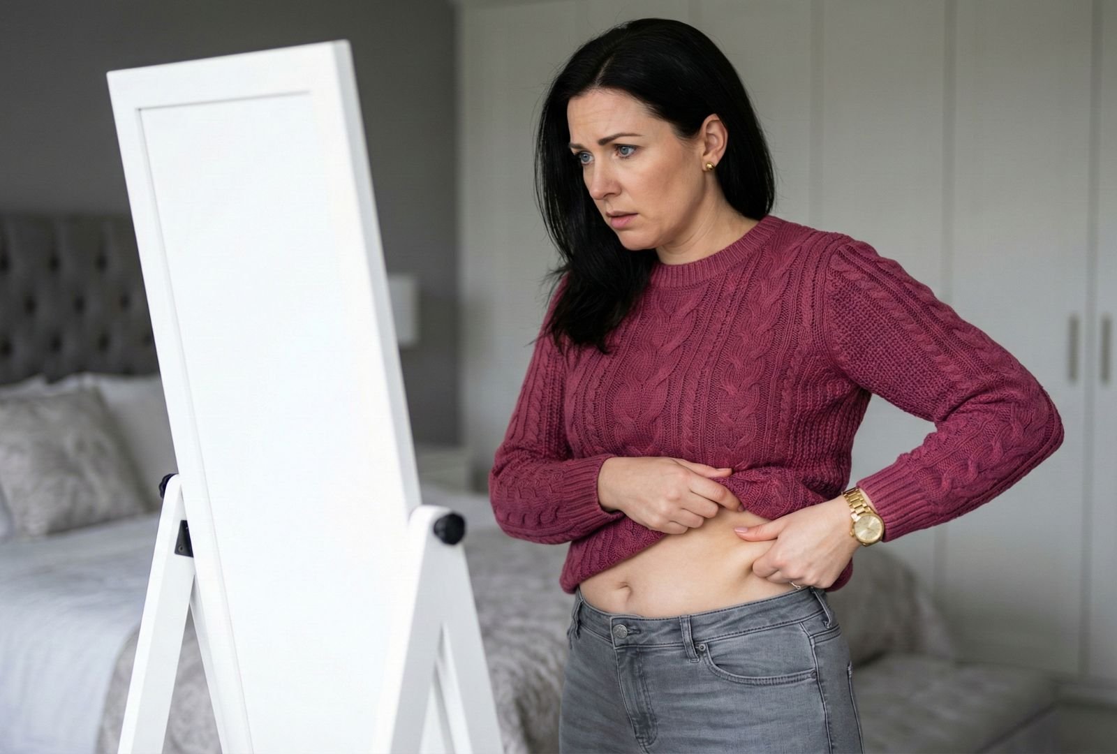 dicker bauch durch gynokadin